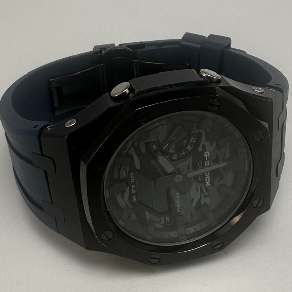 Casio G-Shock GA-2100 CasiOak Camo Dial Carbon Core Guard Mod Black - Picture 3 of 5
